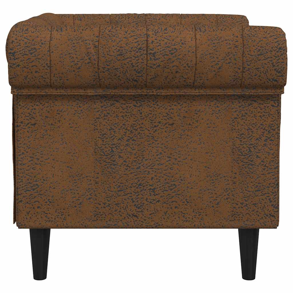 Chesterfield Sofa Chair Other Brown 78.5 x 74.5 x 74.5 cm